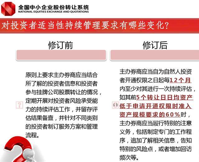 股转解读投资者适当性管理 新三板投资门槛“不降反升”！
