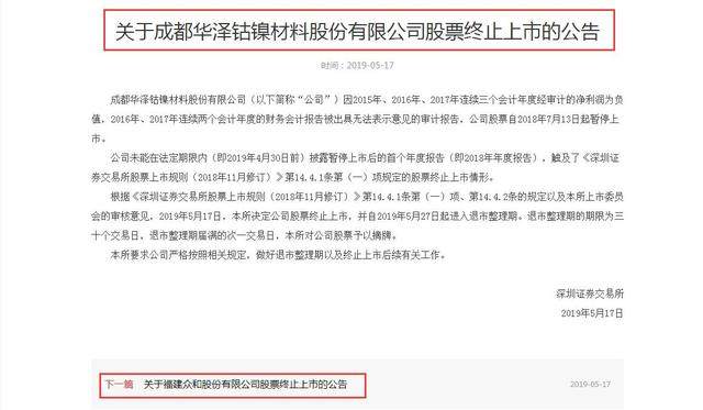 退市常态化，交易所连续灭灯，ST大王踩中四颗雷！