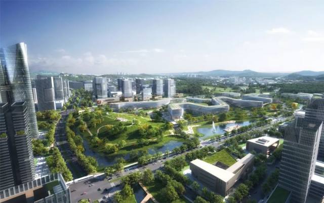 南京新高地定了紫东核心区方案刚刚出炉中央商务区在