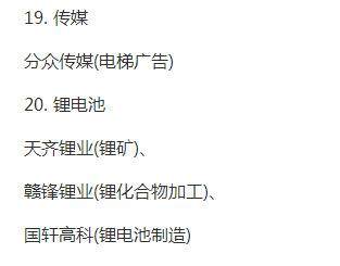 A股市场各行业板块龙头股!