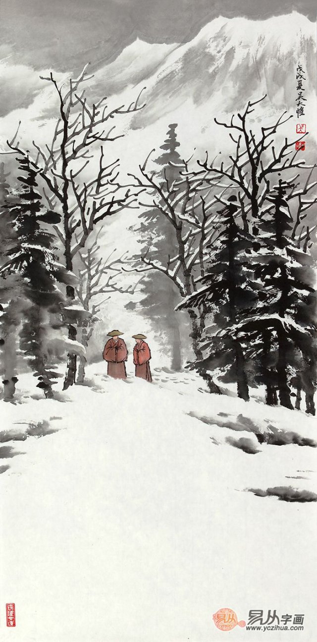 擅长描绘雪景的画家吴大恺空灵超逸生机盎然