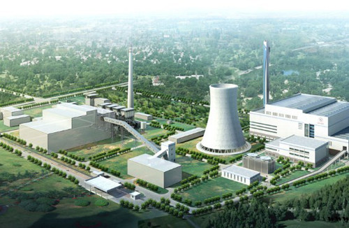 抵达宝安能源生态园,这里也是深圳市民所熟知的老虎坑垃圾焚烧发电厂