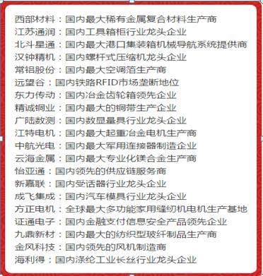 2019年，哪些个股会成为风口浪尖？请收好2019最全细分龙头概念股