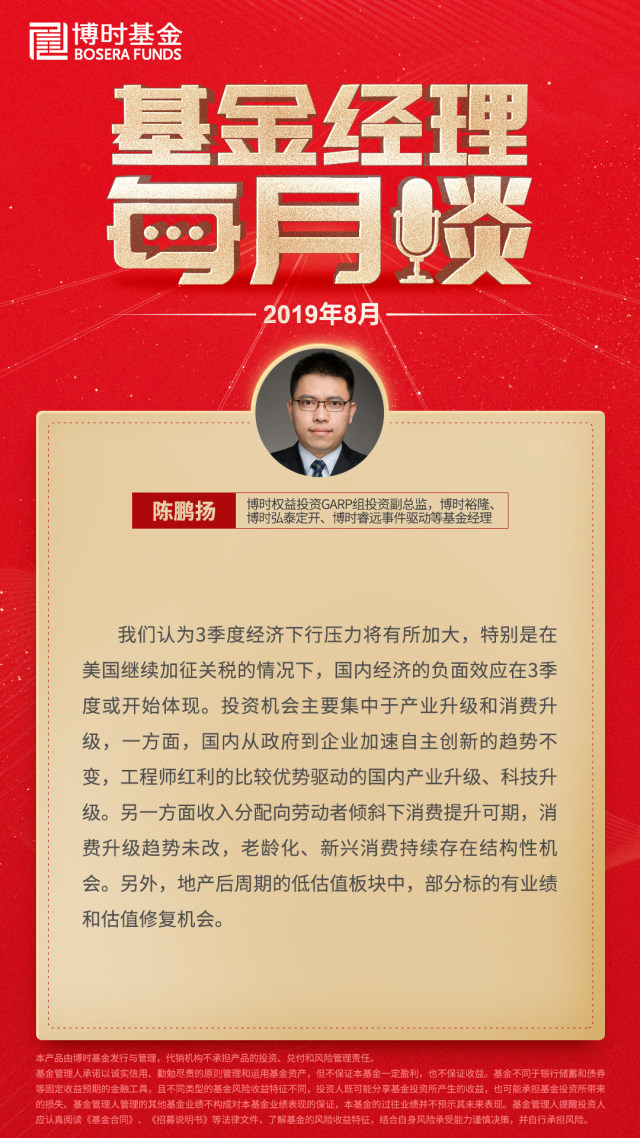 基金经理每月谈陈鹏扬