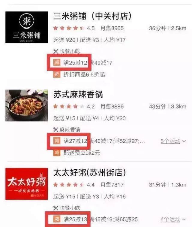 外卖天天满25减21,商家们都是怎么挣钱的?