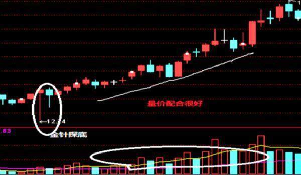 滿倉捂股坐等賺錢,莊家也永遠騙不了錢形態三,雙針探底此方法與金針