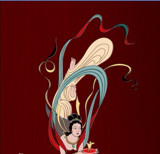 茅台的主力产品叫"飞天茅台",上面的飞天造型来自于著名的敦煌壁画—"